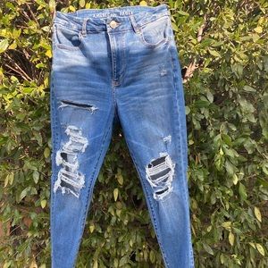 American Wagle Curvy High Waisted Skinny Jeggings